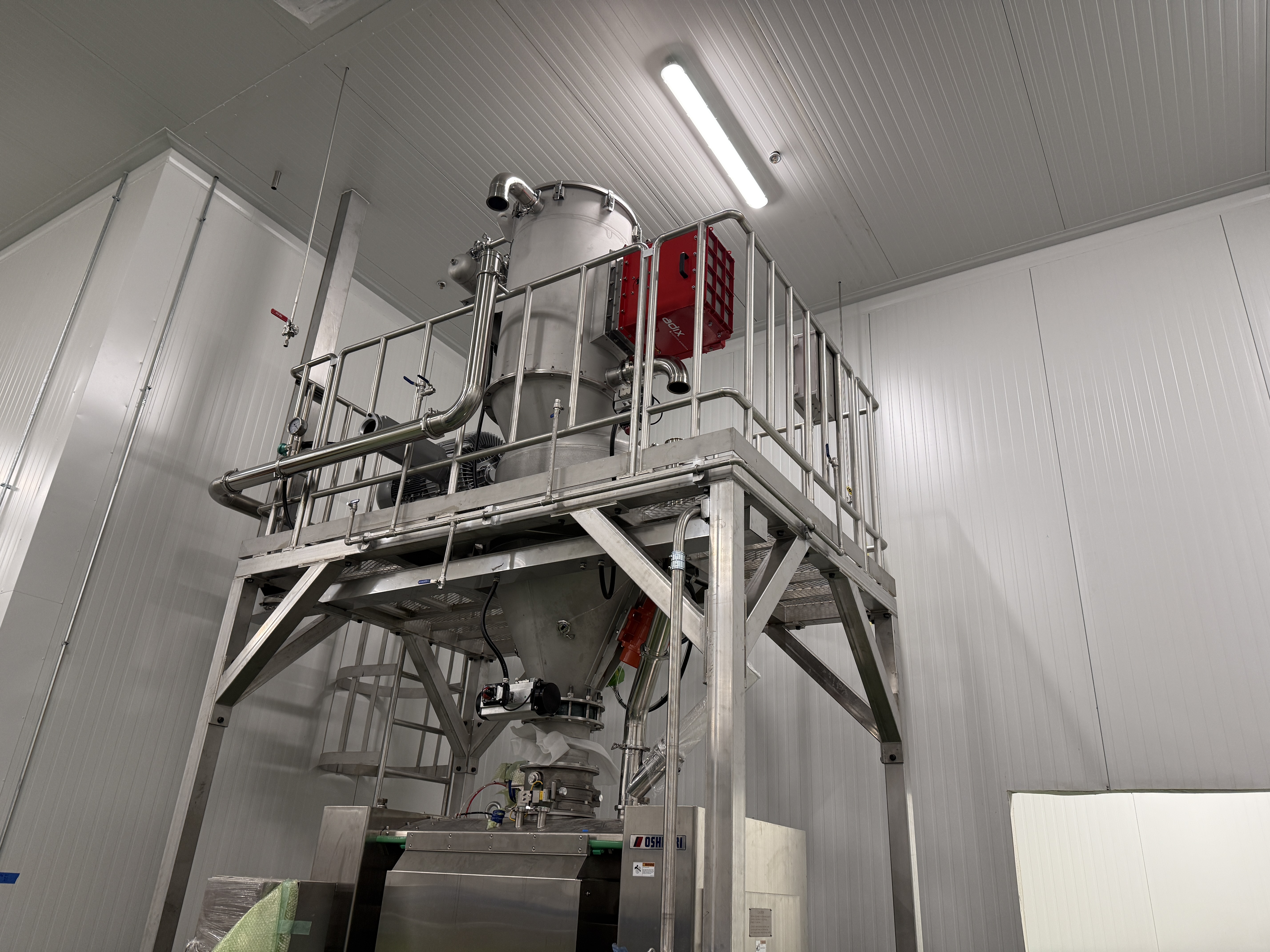 [공압이송장치] 분체원료